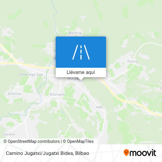 Mapa Camino Jugatxi/Jugatxi Bidea