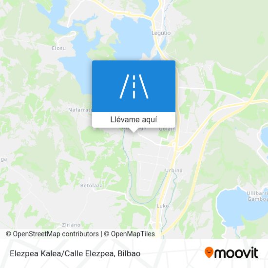 Mapa Elezpea Kalea/Calle Elezpea