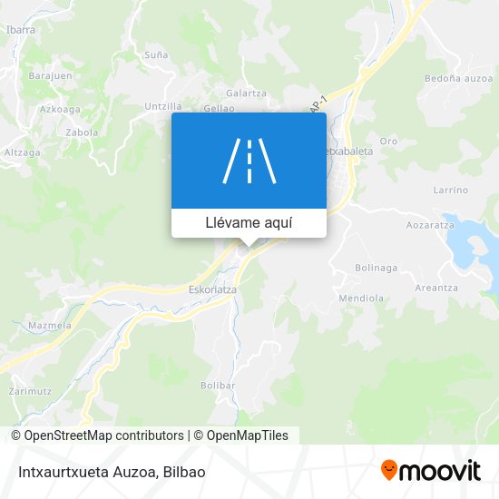 Mapa Intxaurtxueta Auzoa