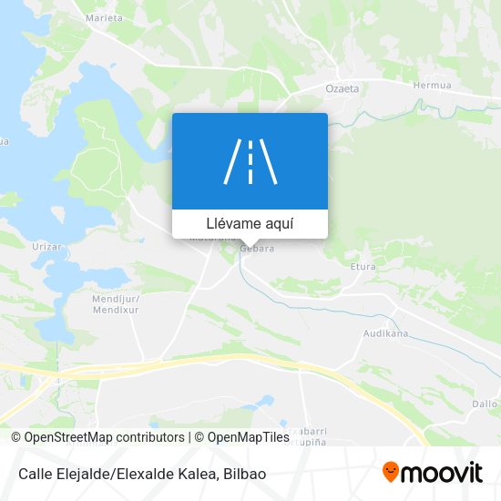 Mapa Calle Elejalde/Elexalde Kalea