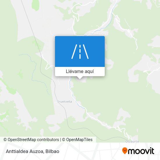 Mapa Anttialdea Auzoa