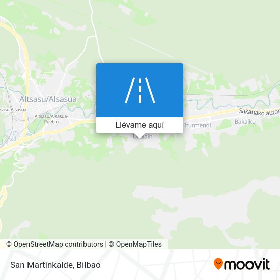 Mapa San Martinkalde