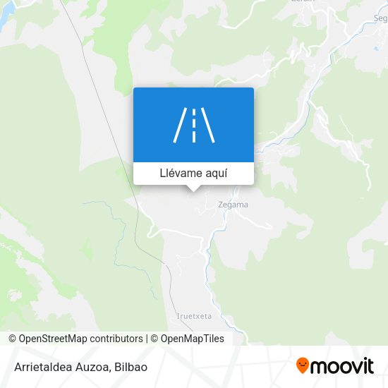 Mapa Arrietaldea Auzoa