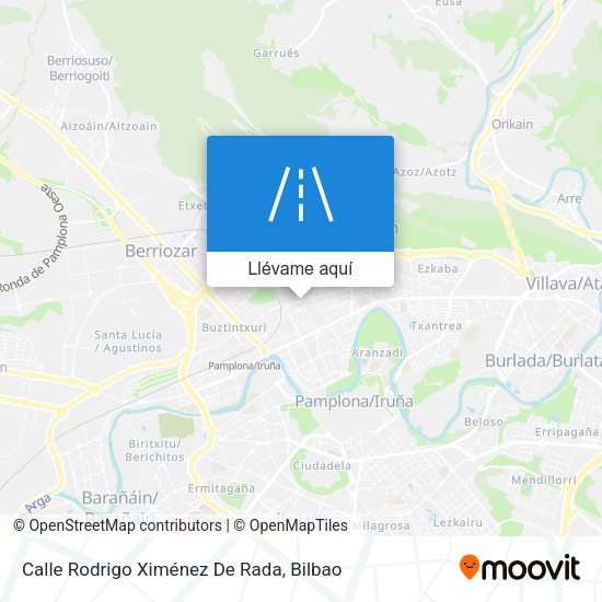 Mapa Calle Rodrigo Ximénez De Rada