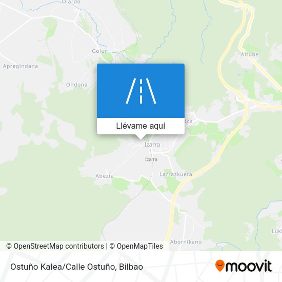 Mapa Ostuño Kalea/Calle Ostuño