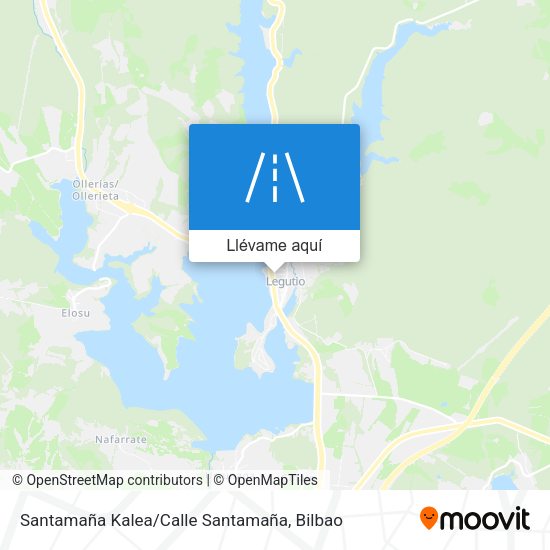 Mapa Santamaña Kalea / Calle Santamaña