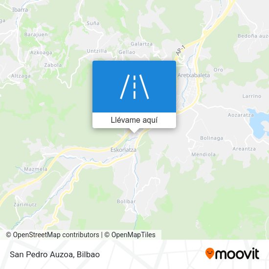 Mapa San Pedro Auzoa
