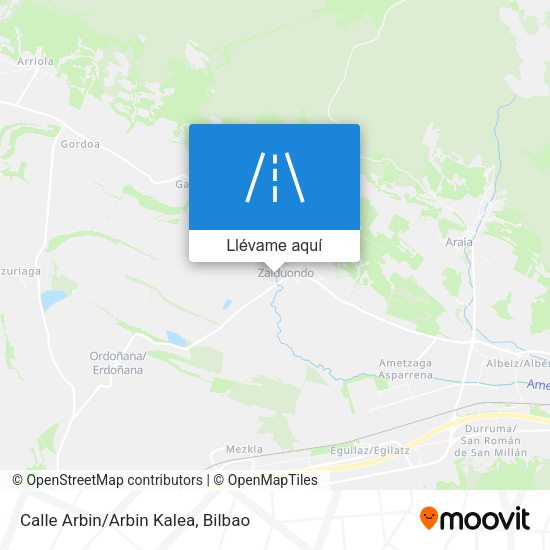Mapa Calle Arbin/Arbin Kalea