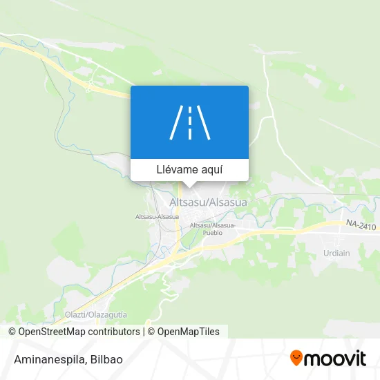 Mapa Aminanespila