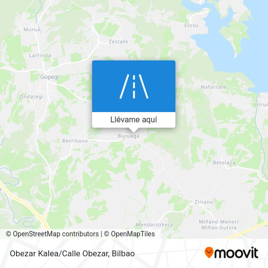 Mapa Obezar Kalea/Calle Obezar