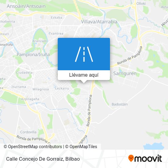 Mapa Calle Concejo De Gorraiz