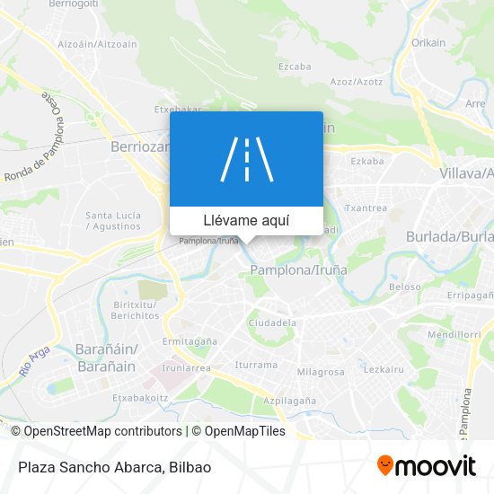 Mapa Plaza Sancho Abarca