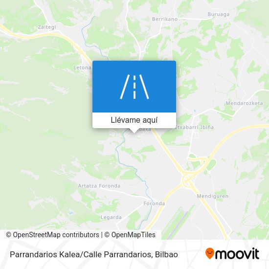 Mapa Parrandarios Kalea / Calle Parrandarios