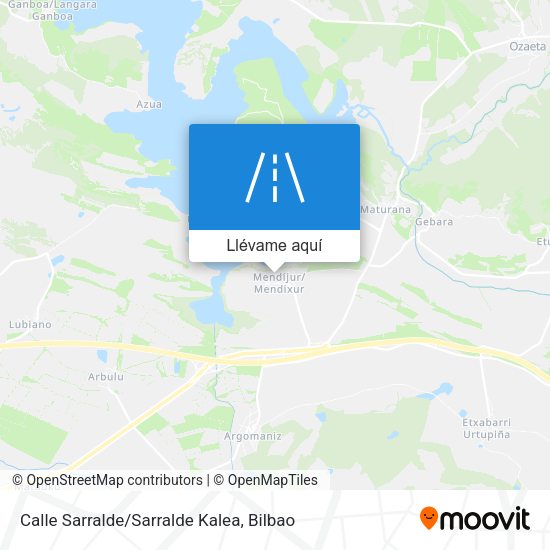 Mapa Calle Sarralde/Sarralde Kalea