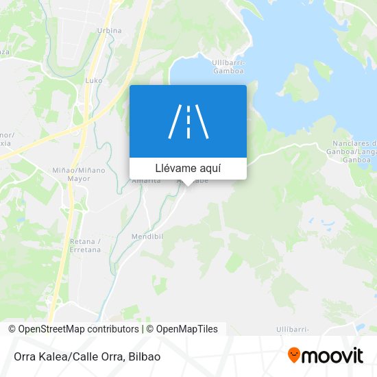 Mapa Orra Kalea/Calle Orra