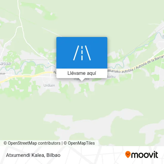 Mapa Atxumendi Kalea