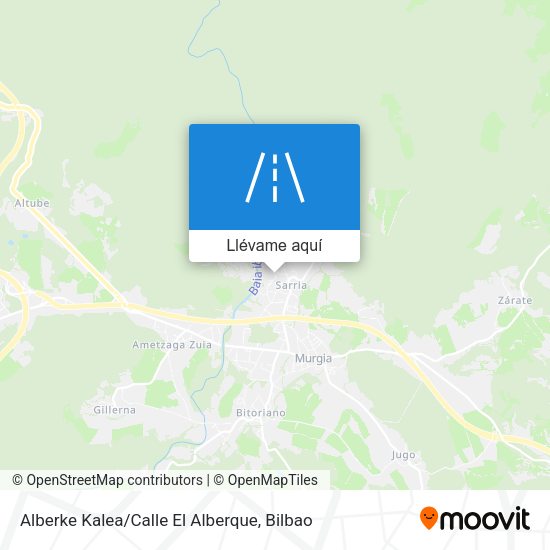 Mapa Alberke Kalea / Calle El Alberque