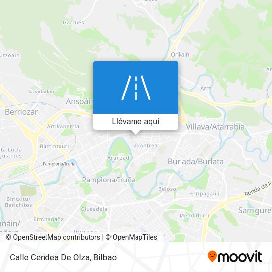 Mapa Calle Cendea De Olza