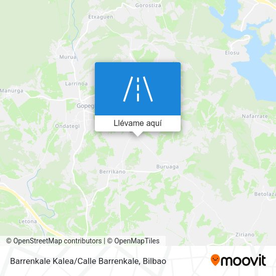 Mapa Barrenkale Kalea / Calle Barrenkale