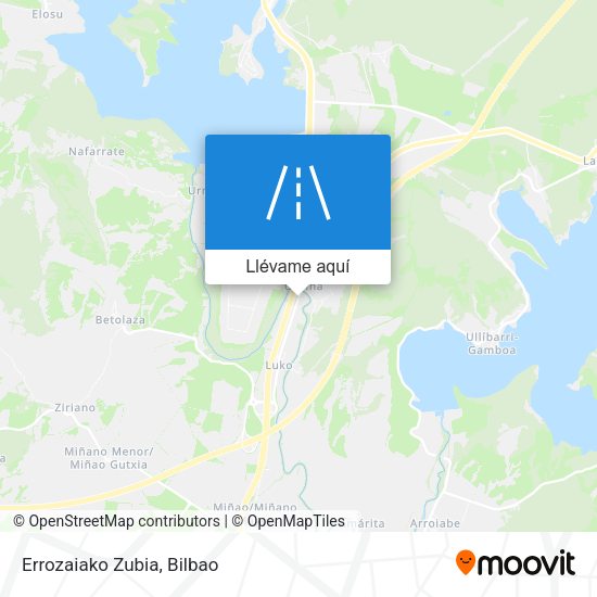 Mapa Errozaiako Zubia