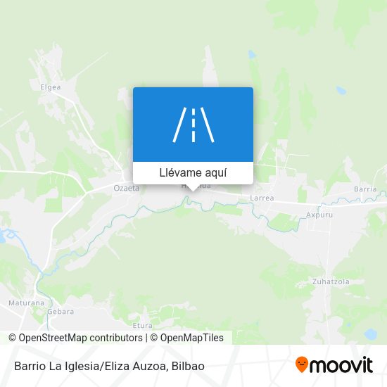 Mapa Barrio La Iglesia/Eliza Auzoa