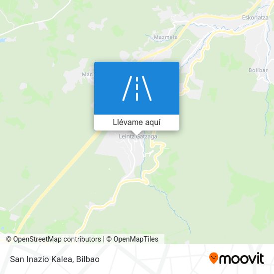 Mapa San Inazio Kalea