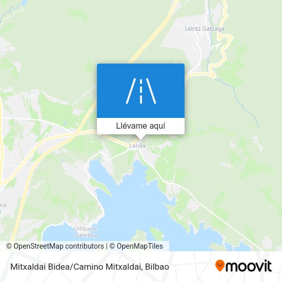 Mapa Mitxaldai Bidea / Camino Mitxaldai