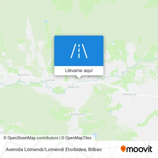 Mapa Avenida Lomendi / Lomendi Etorbidea