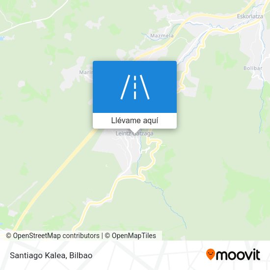 Mapa Santiago Kalea