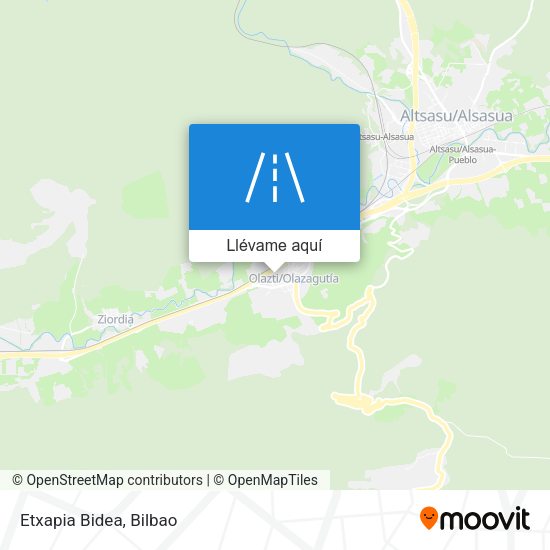 Mapa Etxapia Bidea