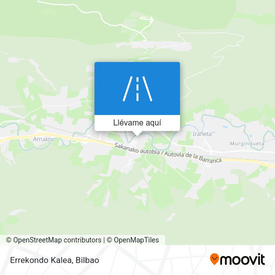 Mapa Errekondo Kalea