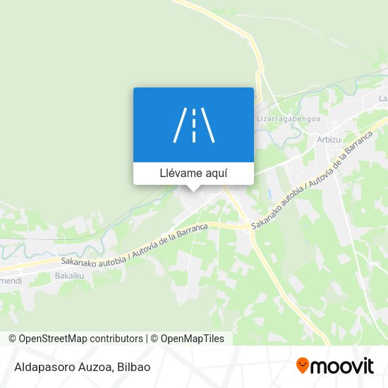 Mapa Aldapasoro Auzoa