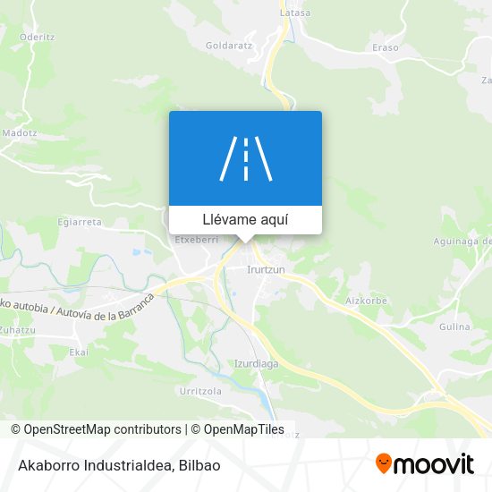 Mapa Akaborro Industrialdea