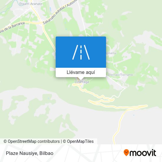 Mapa Plaze Nausiye