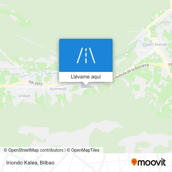 Mapa Iriondo Kalea