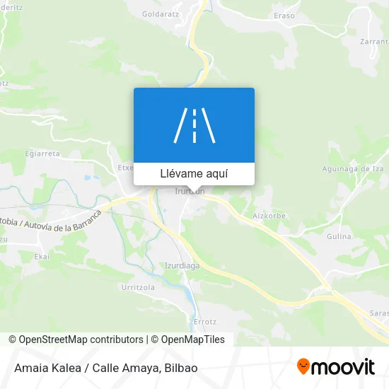 Mapa Amaia Kalea / Calle Amaya
