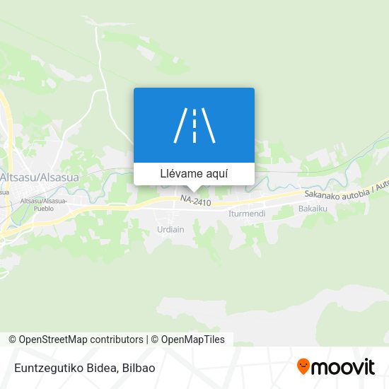 Mapa Euntzegutiko Bidea