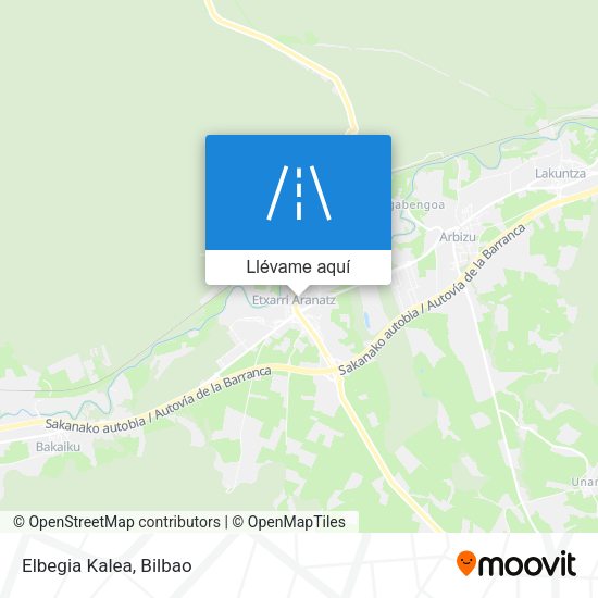 Mapa Elbegia Kalea