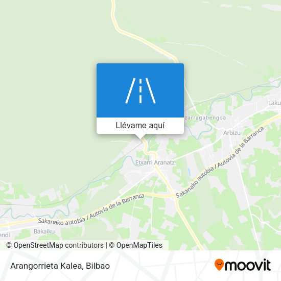 Mapa Arangorrieta Kalea