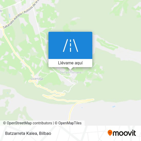 Mapa Batzarreta Kalea