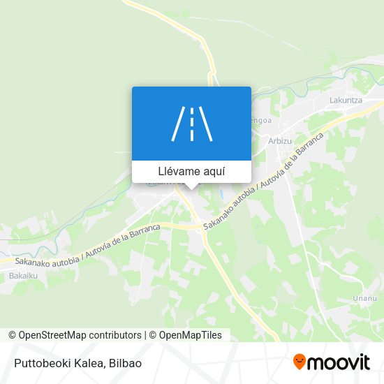 Mapa Puttobeoki Kalea