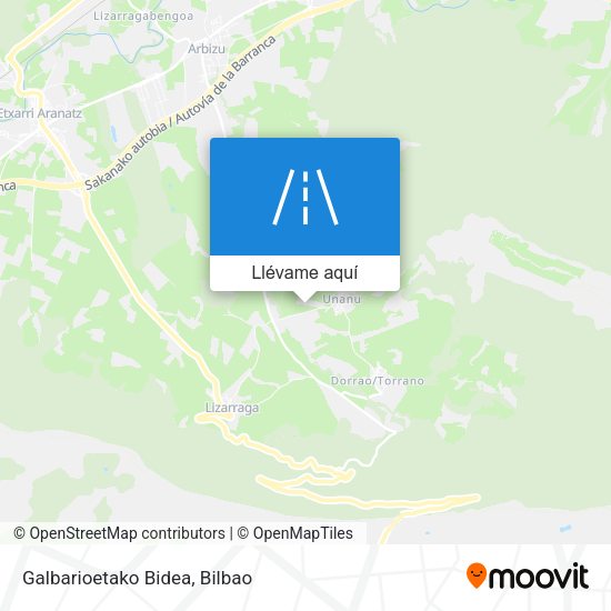 Mapa Galbarioetako Bidea