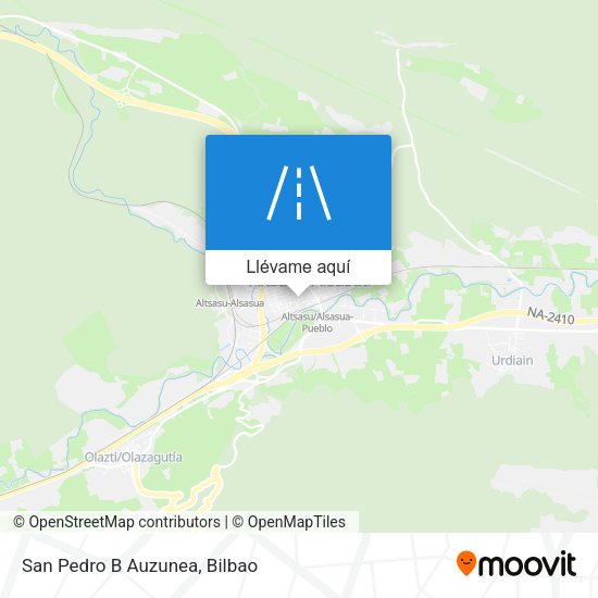 Mapa San Pedro B Auzunea