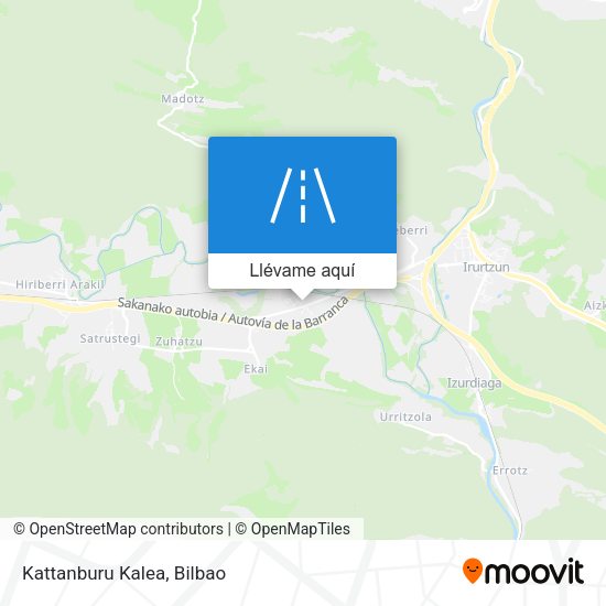 Mapa Kattanburu Kalea