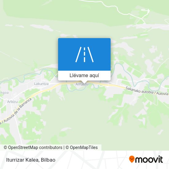 Mapa Iturrizar Kalea