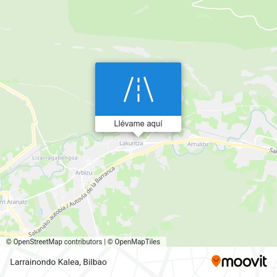 Mapa Larrainondo Kalea