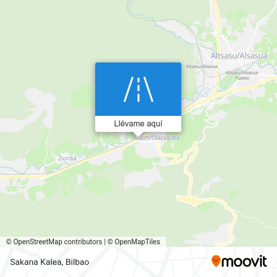 Mapa Sakana Kalea