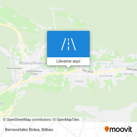 Mapa Berreoetako Bidea