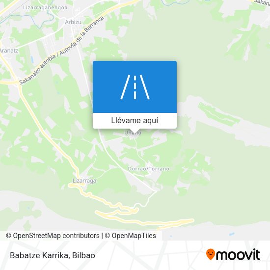Mapa Babatze Karrika