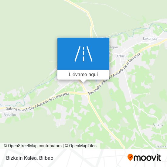 Mapa Bizkain Kalea